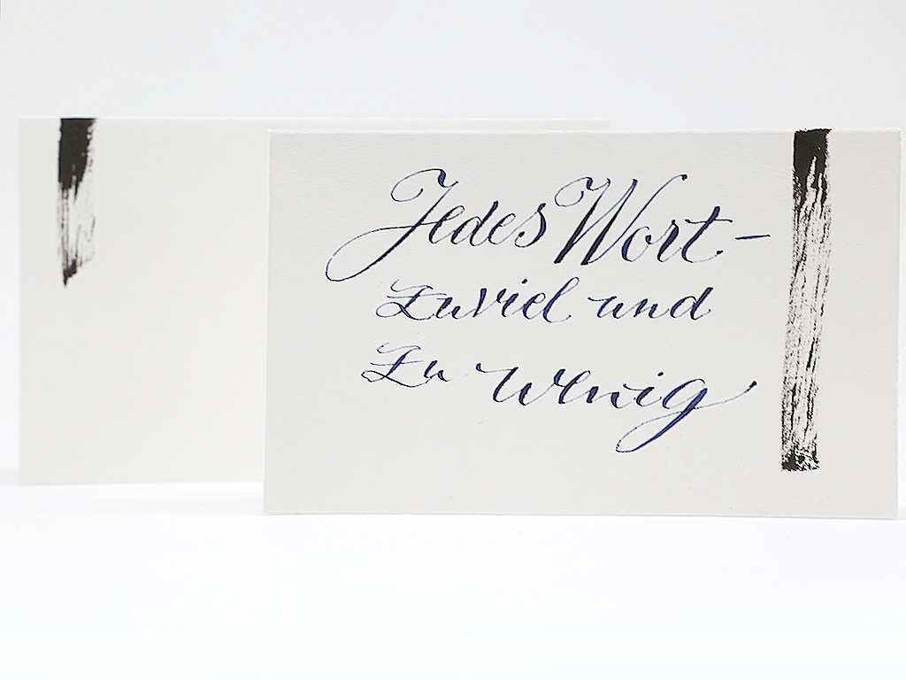 Kondolenzkarte – Handgeschrieben und gezeichnet