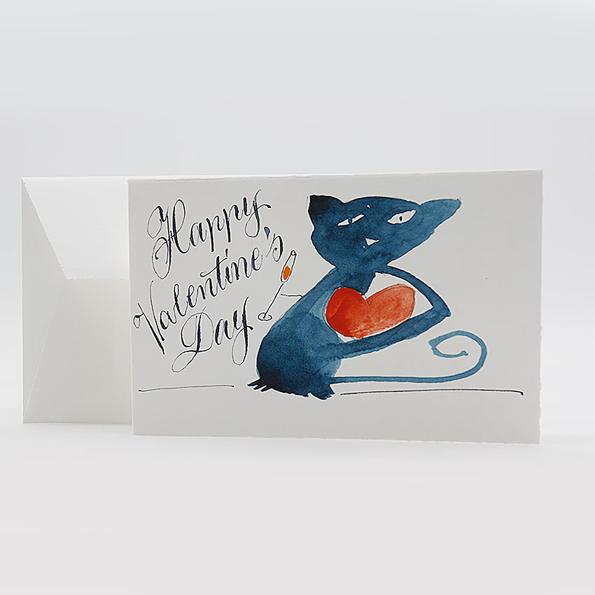 Karte Valentinstag: Happy