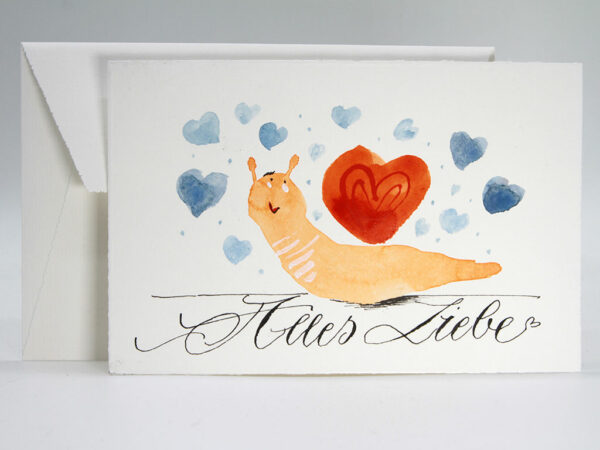 Karte Valentinstag: Alles Liebe mit Herz