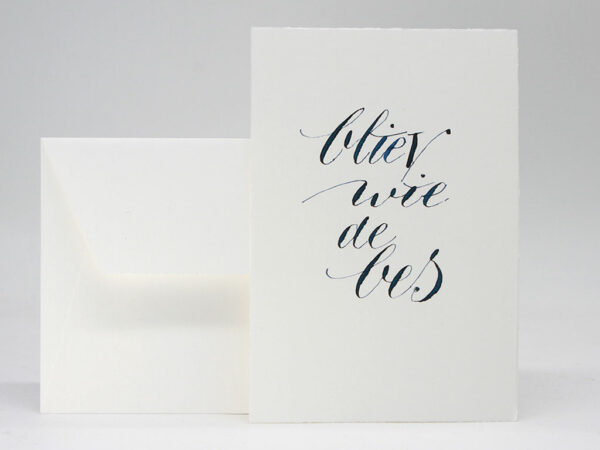 Geschenkkarte – Kölsche Hätz und Sprüche: Bliev wie de bes!