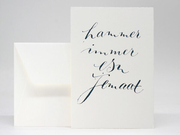 Geschenkkarte – Kölsche Hätz und Sprüche: Hammer immer esu jemaat