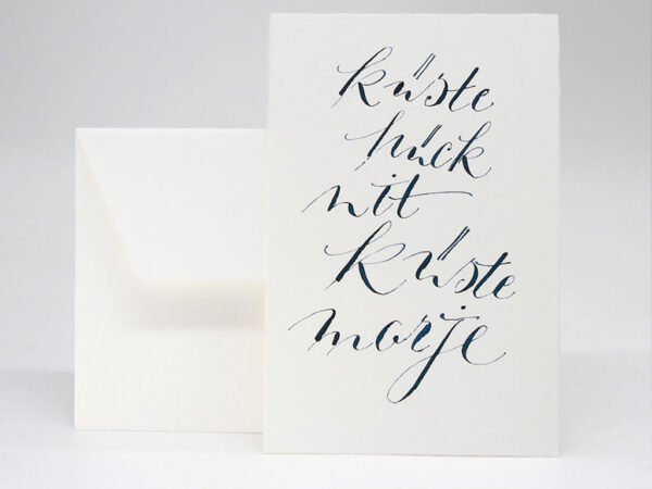 Geschenkkarte – Kölsche Hätz und Sprüche: Küste hück nit, küste morje