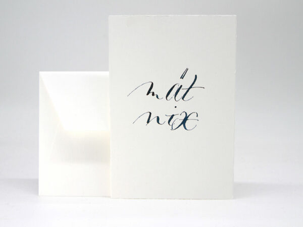 Geschenkkarte – Kölsche Hätz und Sprüche: Mät nix