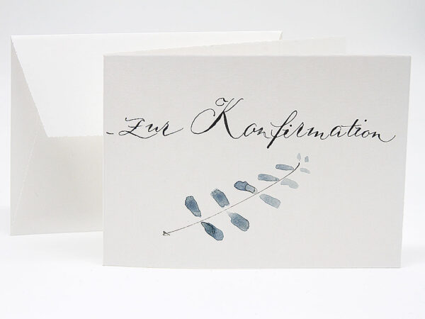 Eine einzigartige Glückwunschkarte zur Konfirmation