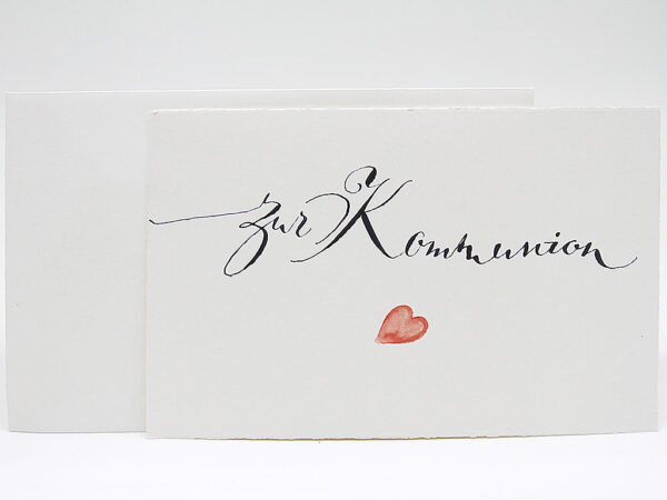 Glückwunschkarte zur Kommunion